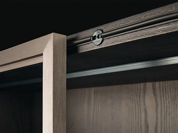 Cuisine en bois avec poignées intégrées GIORGETTI GK 01 usine GIORGETTI de l'Italie. Foto №8
