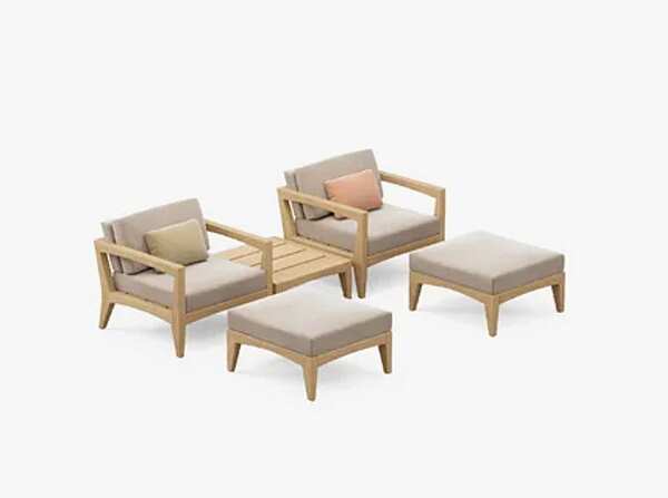 Pouf ROYAL BOTANIA ZNTL 75T usine ROYAL BOTANIA de l'Italie. Foto №3