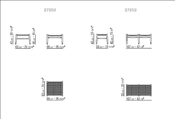 Banc en tissu Tessa FLEXFORM usine FLEXFORM de l'Italie. Foto №2