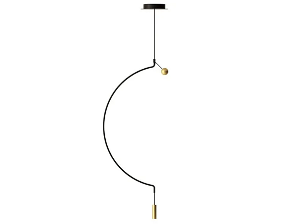 Suspension LED en verre Liaison AXOLIGHT SPLIAIX1 usine Axolight de l'Italie. Foto №1