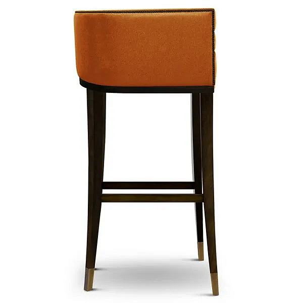 Tabouret rembourré en tissu avec dossier BRABBU MAA usine BRABBU de l'Italie. Foto №3