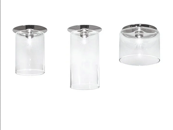 Plafonnier en cristal halogène AXOLIGHT Spillray PL SPIL P I, PL SPIL M I, PL SPIL G I usine Axolight de l'Italie. Foto №1