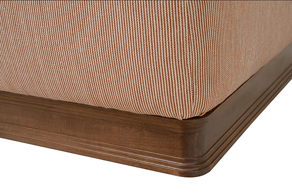 Pouf carré en lin rembourré CHELINI Paris usine CHELINI de l'Italie. Foto №3