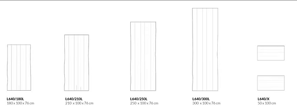 Table rectangulaire en bois massif Vero compact minimal ARTE BROTTO L640, MINIMAL usine Arte Brotto de l'Italie. Foto №10