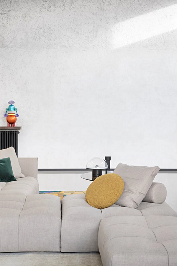 Canapé d'angle en tissu avec housse amovible Saba Pixel usine SABA de l'Italie. Foto №4