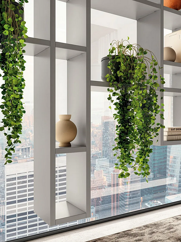 Bibliothèque murale en bois flottant 30mm LAGO Weightless 2734 2734 usine LAGO de l'Italie. Foto №2