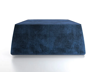 Pouf carré en tissu Pyro F.lli Orsenigo usine ORSENIGO de l'Italie