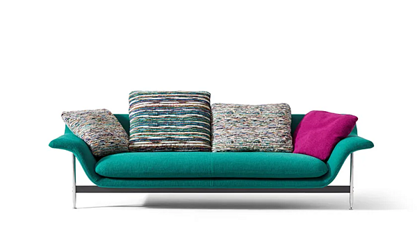 Canapé d'angle en tissu Esosoft CASSINA 580 usine CASSINA de l'Italie. Foto №17
