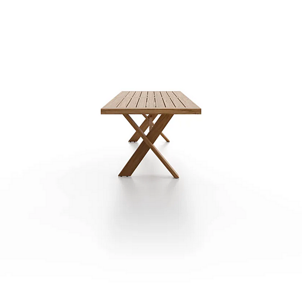 Table de jardin rectangulaire en teck Atmosphera Typhoon TY.TA.240/TY.TA.300 usine ATMOSPHERA de l'Italie. Foto №3