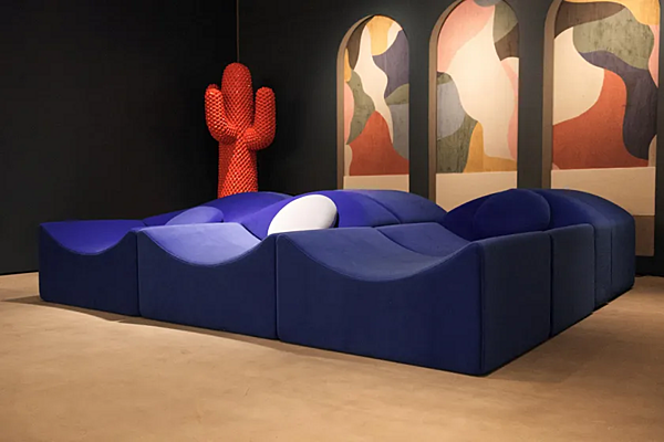 Canapé modulable en tissu Asmara LIGNE ROSET 10000315/16/17/18 usine LIGNE ROSET de l'Italie. Foto №9