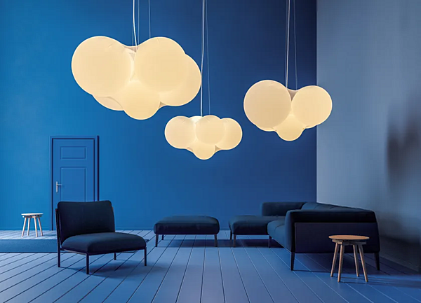 Suspension LED en PMMA nuage AXOLIGHT usine Axolight de l'Italie. Foto №2