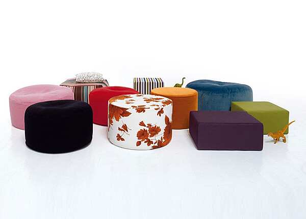 Pouf TWILS Rotondi soft 416X77H40 usine TWILS (VENETA CUSCINI) de l'Italie. Foto №8