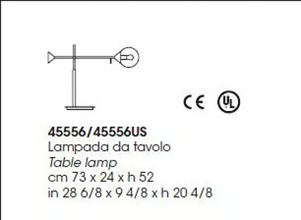 Lampe de bureau LED en bois Kendama GIORGETTI usine GIORGETTI de l'Italie. Foto №3