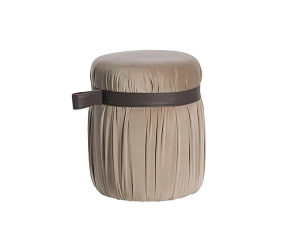 Pouf rond en tissu rembourré Herm 925 O45 Potocco 925/O45 usine POTOCCO de l'Italie. Foto №1
