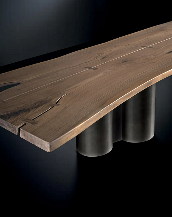 Table rectangulaire en bois massif Vero Pila ARTE BROTTO L620, PILA usine Arte Brotto de l'Italie. Foto №5
