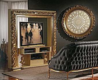 Support TV-HI-FI VISMARA Revolving Home Cinema-Baroque