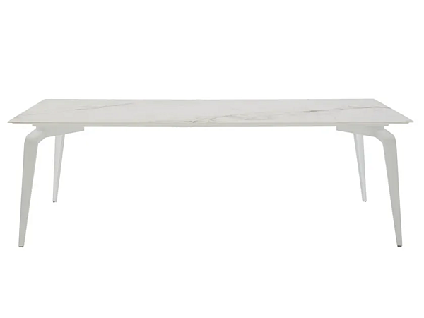 Table rectangulaire en grès porcelainé Odessa LIGNE ROSET 005CEW6W usine LIGNE ROSET de l'Italie. Foto №1