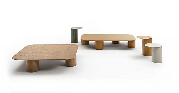 Table d'appoint ronde en bois et métal Elly Frigerio usine Frigerio de l'Italie. Foto №3