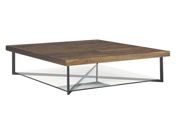 Table basse carrée en noyer Ponton LIGNE ROSET 11497861 usine LIGNE ROSET de l'Italie. Foto №2