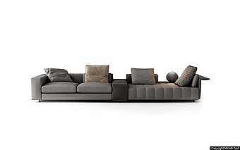 Canapé Minotti Freeman usine Minotti de l'Italie