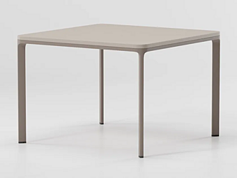 Table de jardin carrée en pierre KETTAL Park Life usine KETTAL de l'Italie