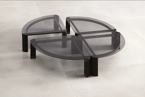 Table basse en bois Quartetto Flou usine Flou de l'Italie. Foto №2