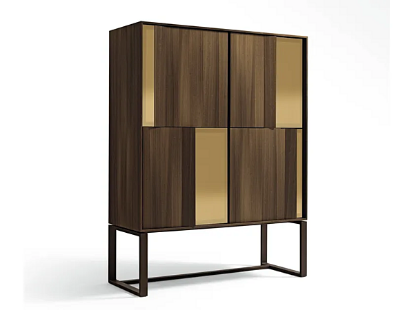 Buffet en bois avec portes Origami GIORGETTI 61000, 61001, 61002 usine GIORGETTI de l'Italie. Foto №1