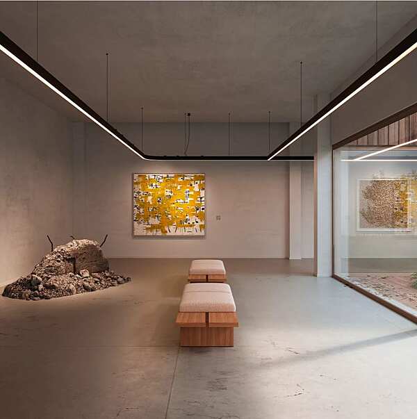 Lustre DELTALIGHT Omniliner usine DELTALIGHT de l'Italie. Foto №1
