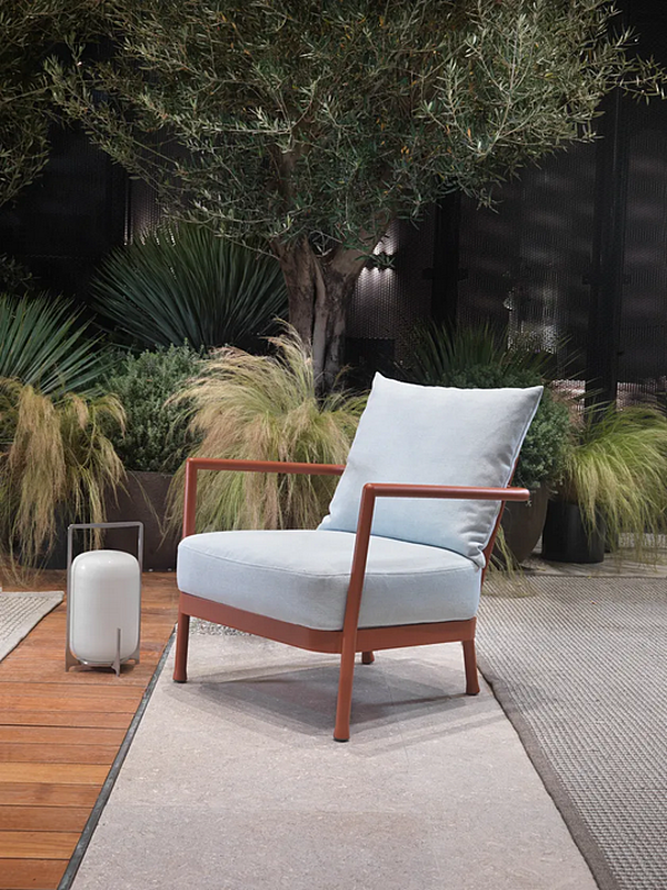 Fauteuil de jardin en aluminium et tissu Camargue FLEXFORM 2A6C1 usine FLEXFORM de l'Italie. Foto №5