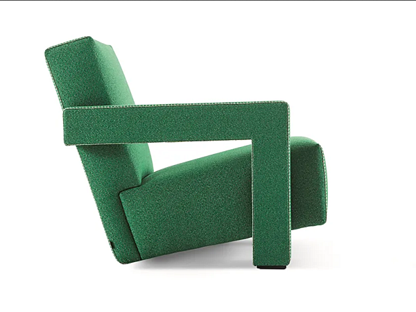 Fauteuil en tissu CASSINA 637 Utrecht usine CASSINA de l'Italie. Foto №2