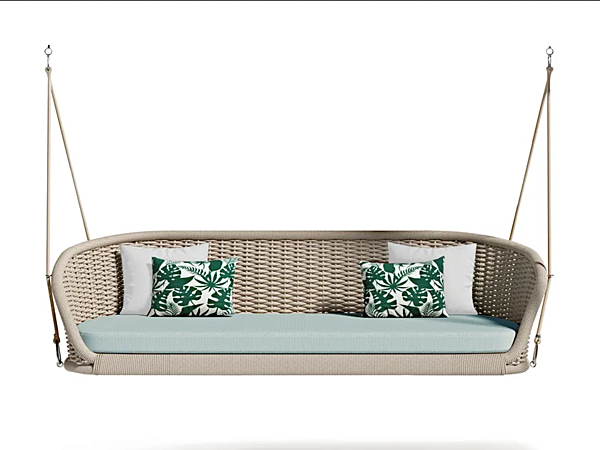 Chaise suspendue de jardin 2 places en téflon Atmosphera Ludo L4 LUDV.DO usine ATMOSPHERA de l'Italie. Foto №1