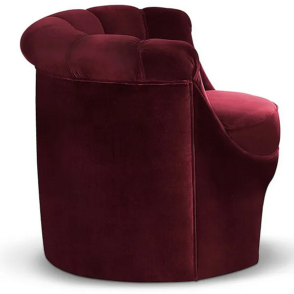Fauteuil en velours avec accoudoirs Hera BRABBU usine BRABBU de l'Italie. Foto №3