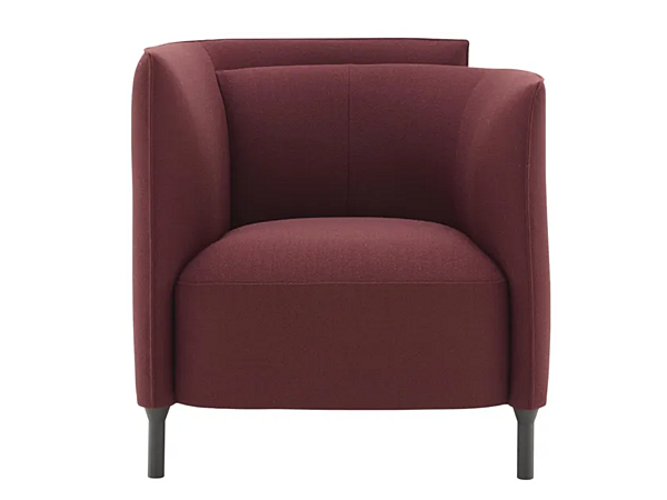 Fauteuil en tissu avec accoudoirs Hemicycle LIGNE ROSET 14200105 usine LIGNE ROSET de l'Italie. Foto №1