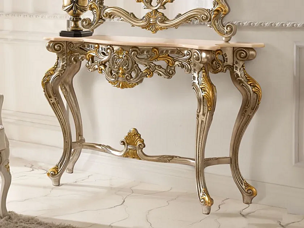 Table console rectangulaire en marbre CASA +39 DIAMANTE 904 usine CASA +39 de l'Italie. Foto №1