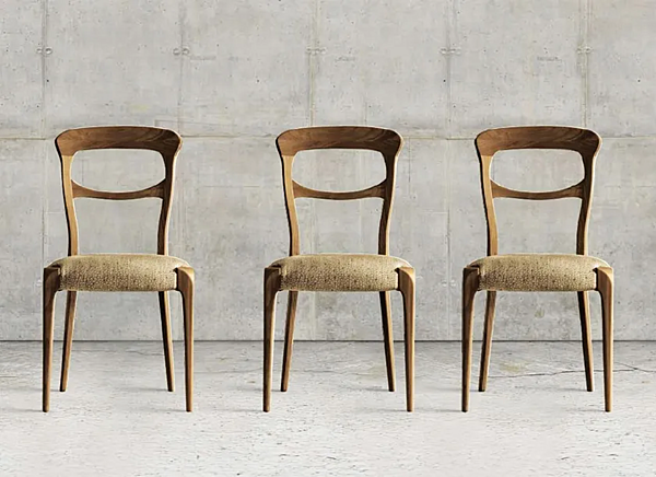 Chaise en bois Capotavola C 143 DALE usine DALE de l'Italie. Foto №4