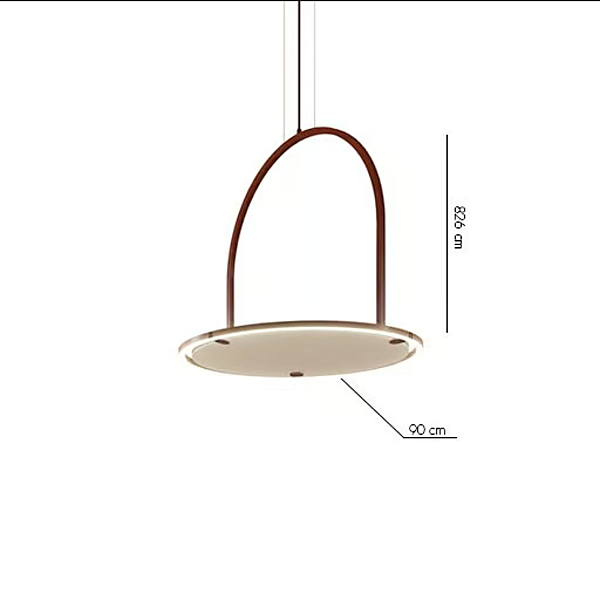 Suspension acoustique en tissu AXOLIGHT U Light Acoustic usine Axolight de l'Italie. Foto №4