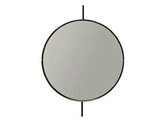 Miroir mural rond en verre CASAMILANO OBLO usine CASAMILANO de l'Italie