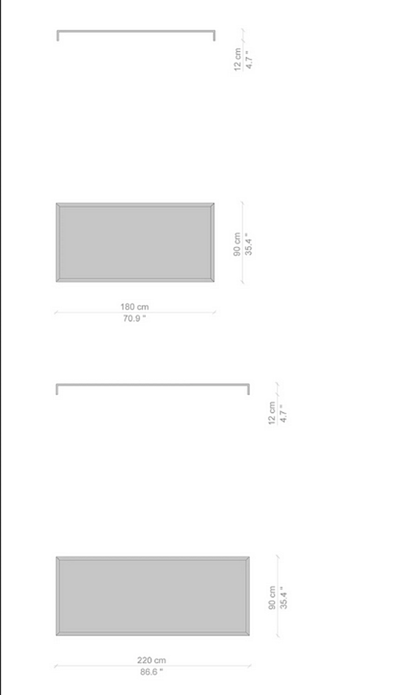 Table d'appoint rectangulaire en bois Mex Hi CASSINA usine CASSINA de l'Italie. Foto №9