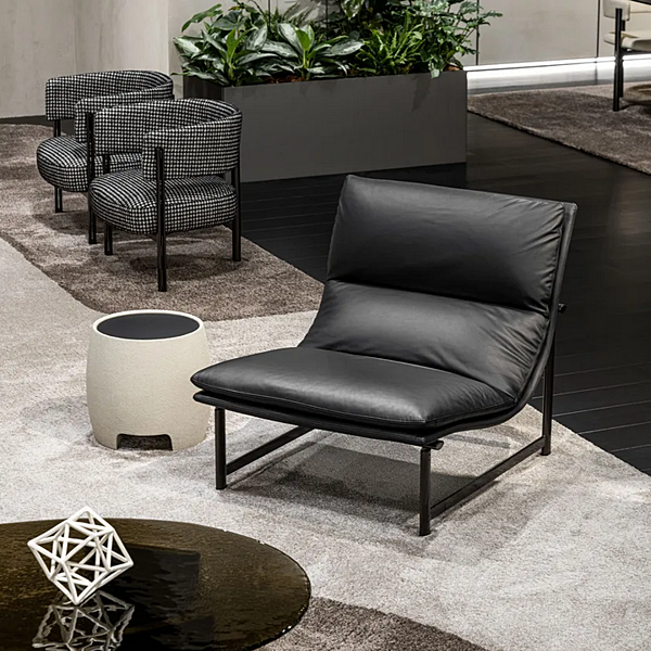 Fauteuil rembourré en tissu Baltimora MisuraEmme usine MisuraEmme de l'Italie. Foto №6