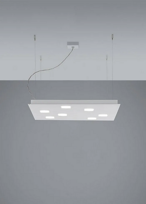 Suspension LED en aluminium Fabbian collection Quarter usine Fabbian de l'Italie. Foto №2