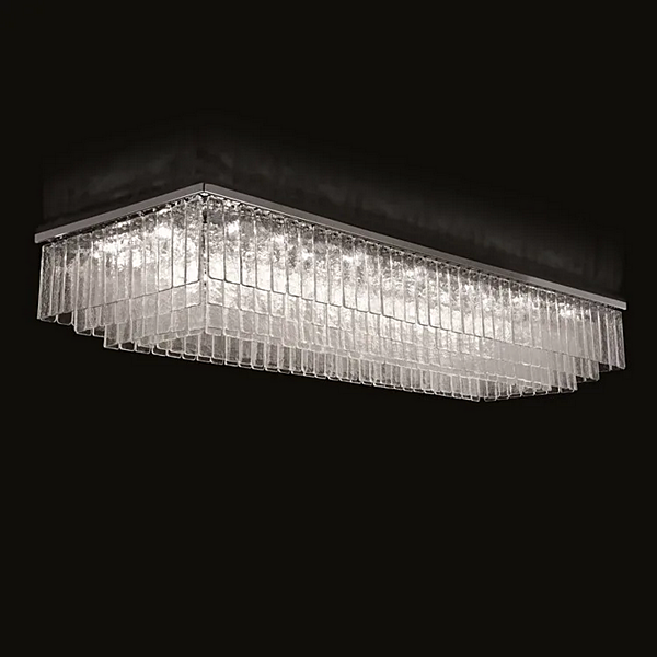 Lampe de plafond en verre de Murano LED Charleston MULTIFORME usine MULTIFORME de l'Italie. Foto №4