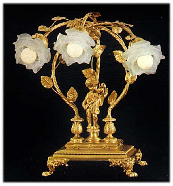 Lampe de table FBAI 2111/3 usine FBAI de l'Italie. Foto №1