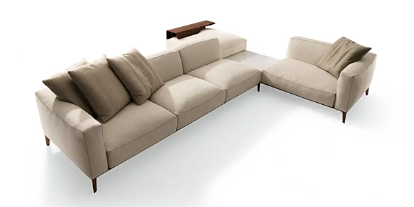 Pouf carré en tissu Aton GIORGETTI usine GIORGETTI de l'Italie. Foto №2