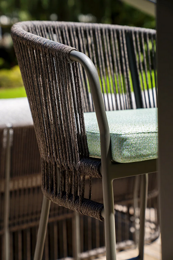 Tabouret de jardin en aluminium revêtu de poudre VARASCHIN Tibidabo 1423, 1424 usine VARASCHIN de l'Italie. Foto №4