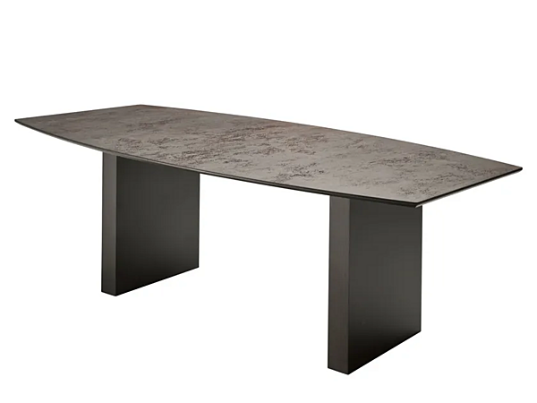 Table à manger rectangulaire en céramique Bull F.lli Orsenigo usine ORSENIGO de l'Italie. Foto №1