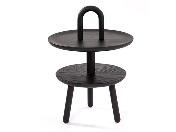 Table basse ronde en bois CASSINA collection Reaction Poetique H 56 usine CASSINA de l'Italie. Foto №1