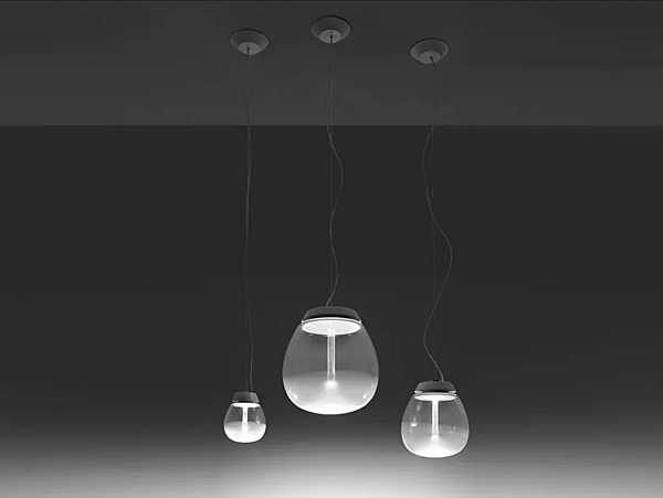 Lampe suspendue en verre soufflé LED Empatia Artemide usine Artemide de l'Italie. Foto №4