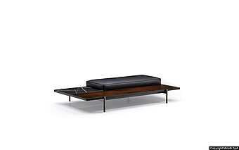 Banquette Minotti Superquadra  usine Minotti de l'Italie