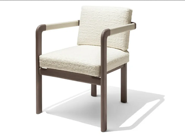 Fauteuil en tissu rembourré avec accoudoirs Montgomery GIORGETTI 71000 usine GIORGETTI de l'Italie. Foto №2