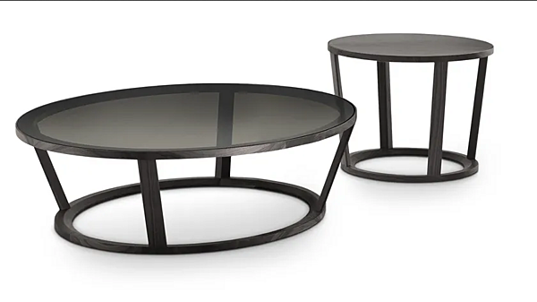 Table basse ronde en cristal Niky i 4 Mariani usine i 4 Mariani de l'Italie. Foto №5